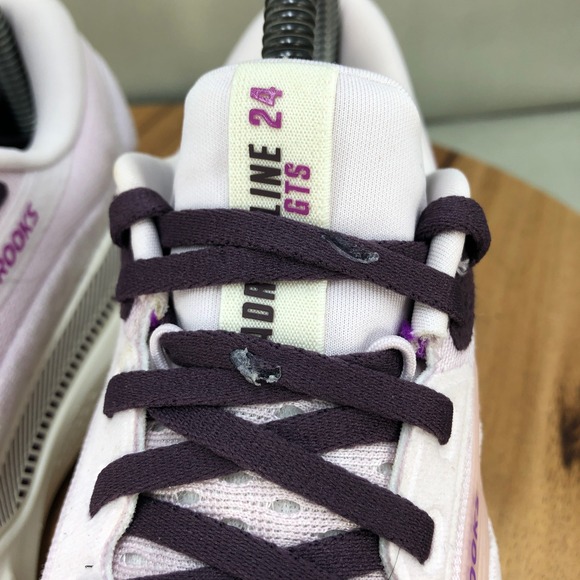 Brooks Adrenaline GTS 24 Womens Running Shoes Lavender Purple Size 8 Medium B - Picture 4 of 9